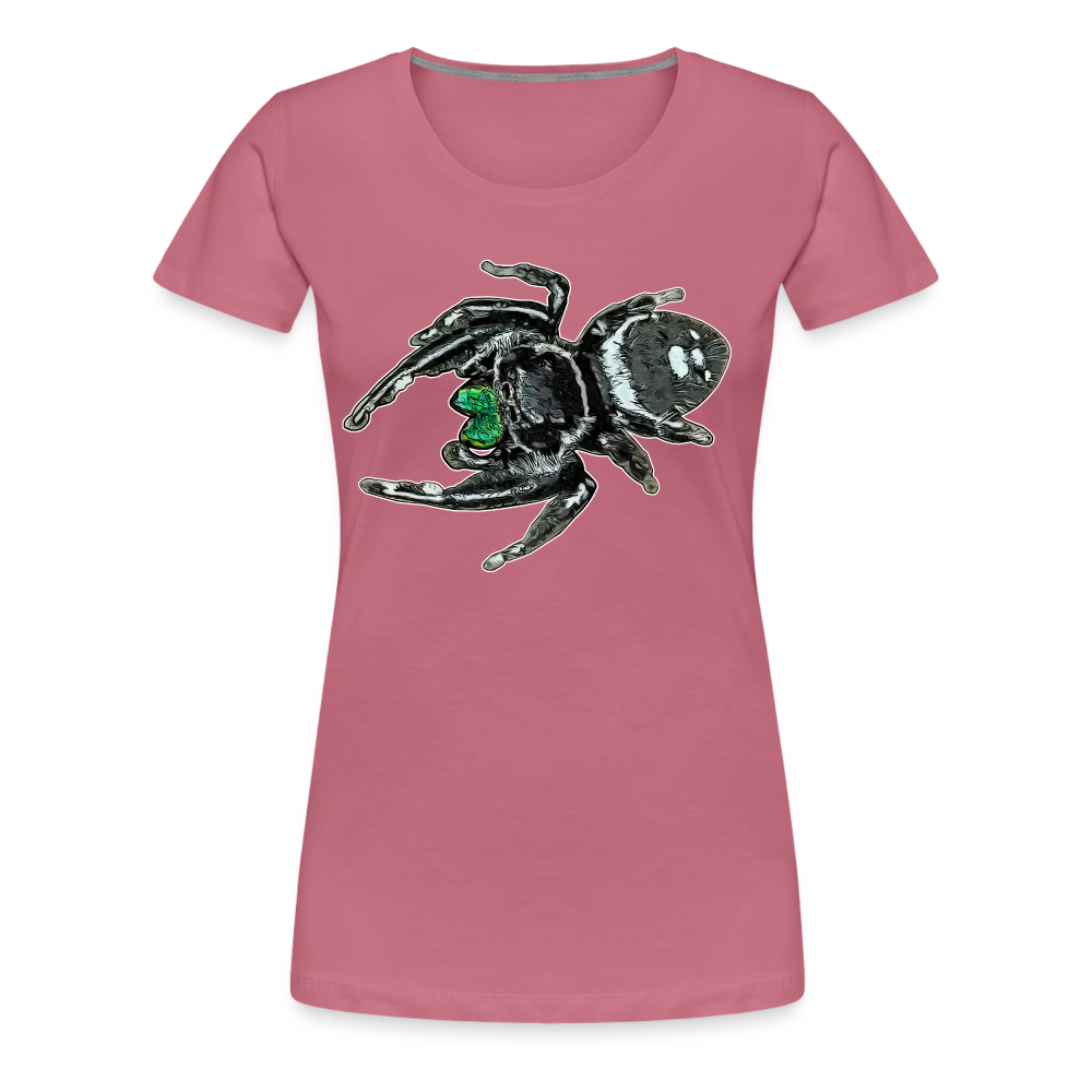 Frauen Basic T-Shirt Phidippus regius White Bahamas male - Malve