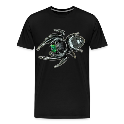 Männer Basic T-Shirt Phidippus regius White Bahamas male - Schwarz