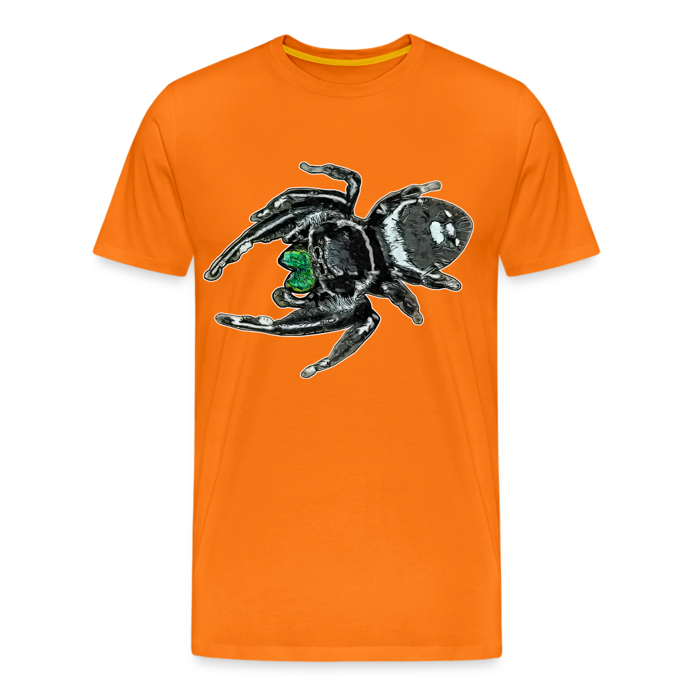 Männer Basic T-Shirt Phidippus regius White Bahamas male - Orange