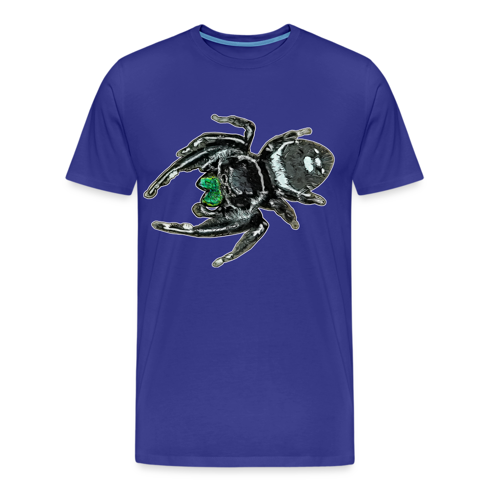 Männer Basic T-Shirt Phidippus regius White Bahamas male - Königsblau