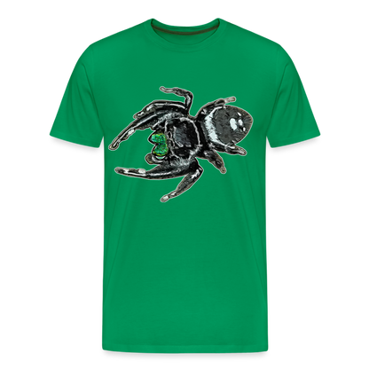 Männer Basic T-Shirt Phidippus regius White Bahamas male - Kelly Green