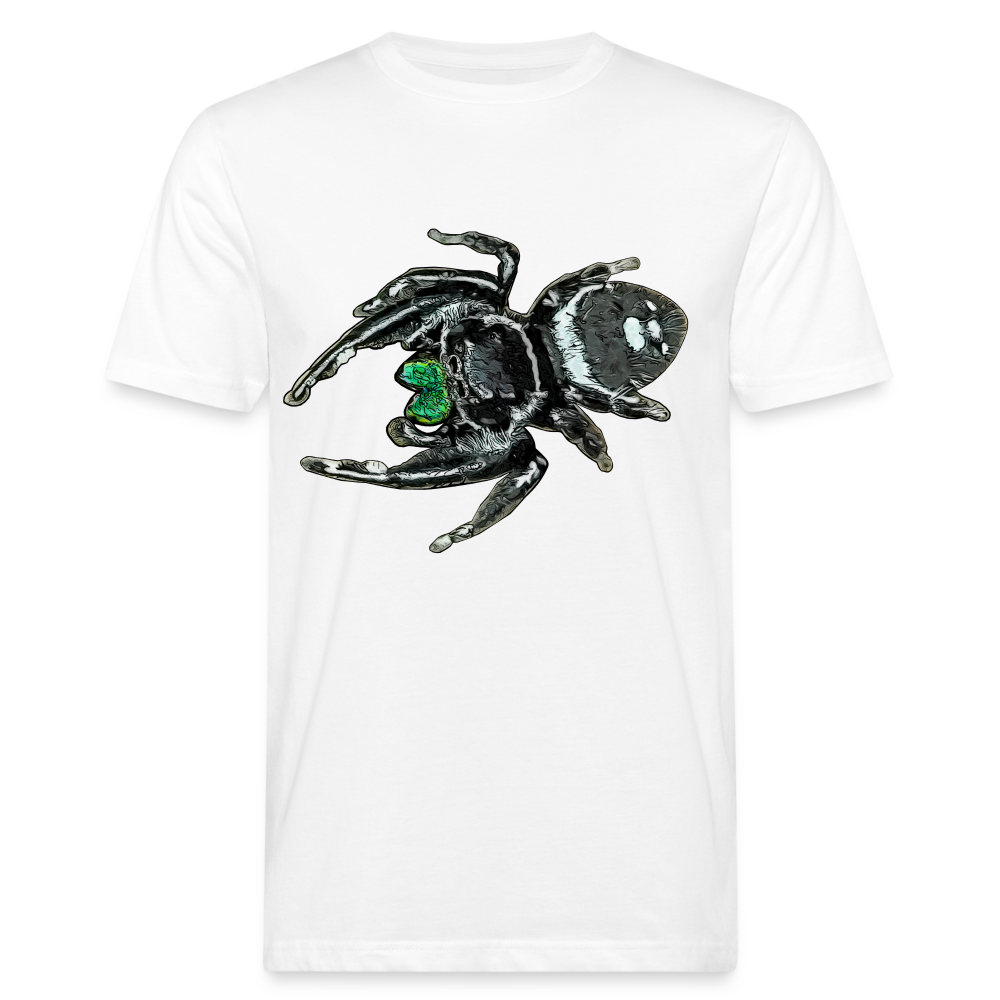 Männer Bio-T-Shirt Phidippus regius White Bahamas male - weiß