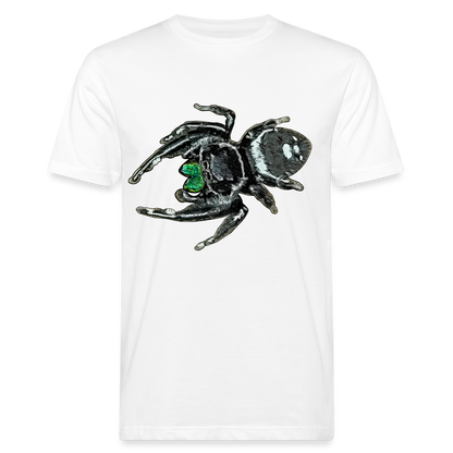 Männer Bio-T-Shirt Phidippus regius White Bahamas male - weiß