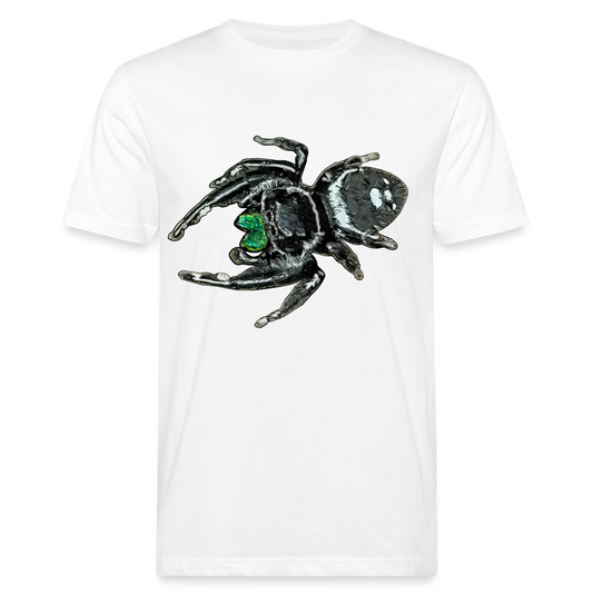 Männer Bio-T-Shirt Phidippus regius White Bahamas male - weiß