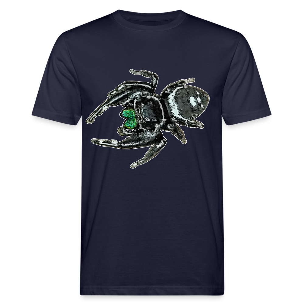Männer Bio-T-Shirt Phidippus regius White Bahamas male - Navy
