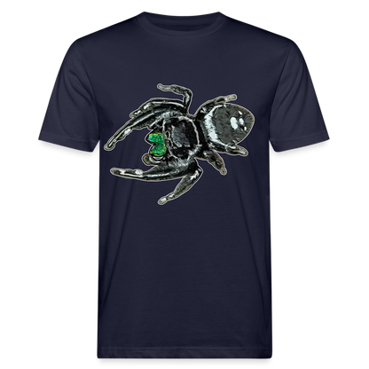 Männer Bio-T-Shirt Phidippus regius White Bahamas male - Navy