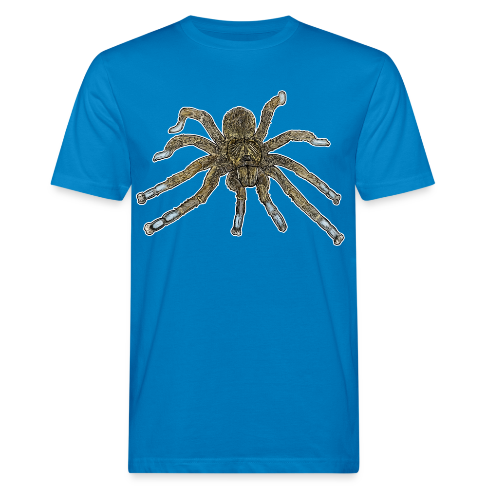 Männer Bio-T-Shirt Idiothele mira - Pfauenblau