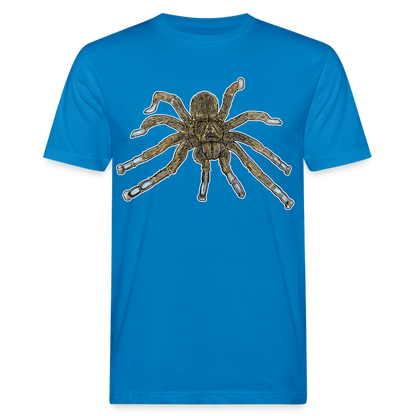 Männer Bio-T-Shirt Idiothele mira - Pfauenblau