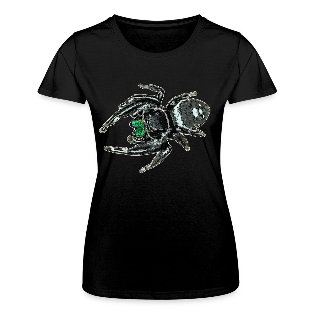 Frauen Fruit of the Loom T-Shirt Phidippus regius White Bahamas male - Schwarz