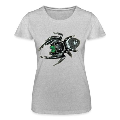 Frauen Fruit of the Loom T-Shirt Phidippus regius White Bahamas male - Grau meliert