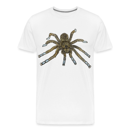 Männer Basic T-Shirt Idiothele mira - weiß