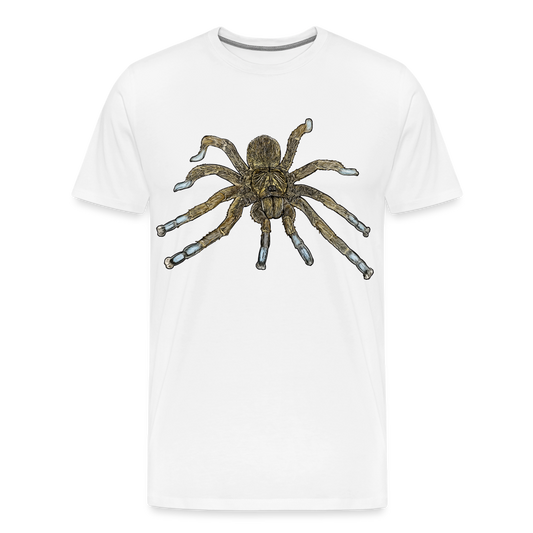 Männer Basic T-Shirt Idiothele mira - weiß