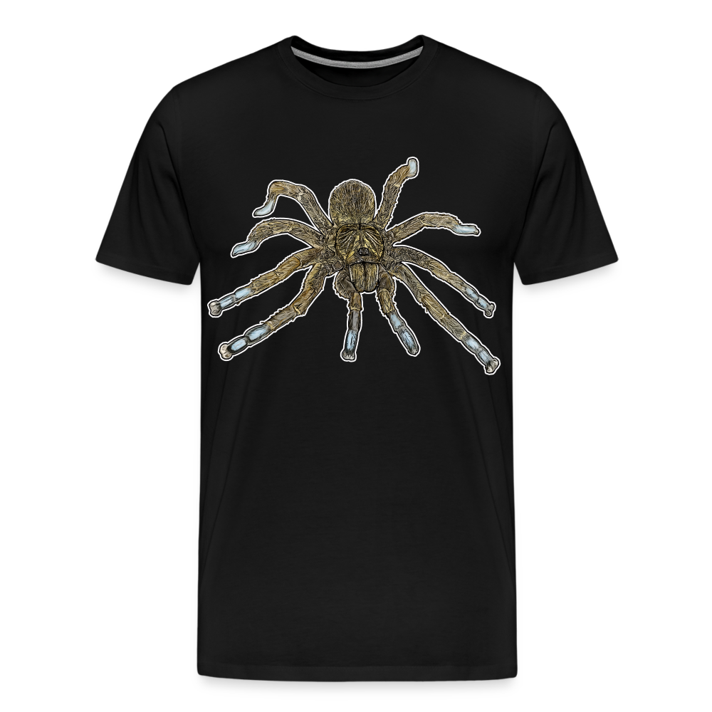 Männer Basic T-Shirt Idiothele mira - Schwarz