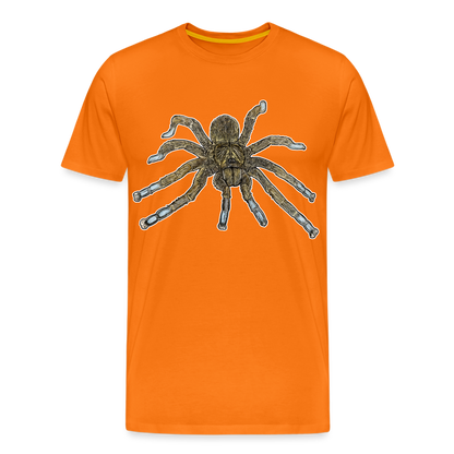 Männer Basic T-Shirt Idiothele mira - Orange