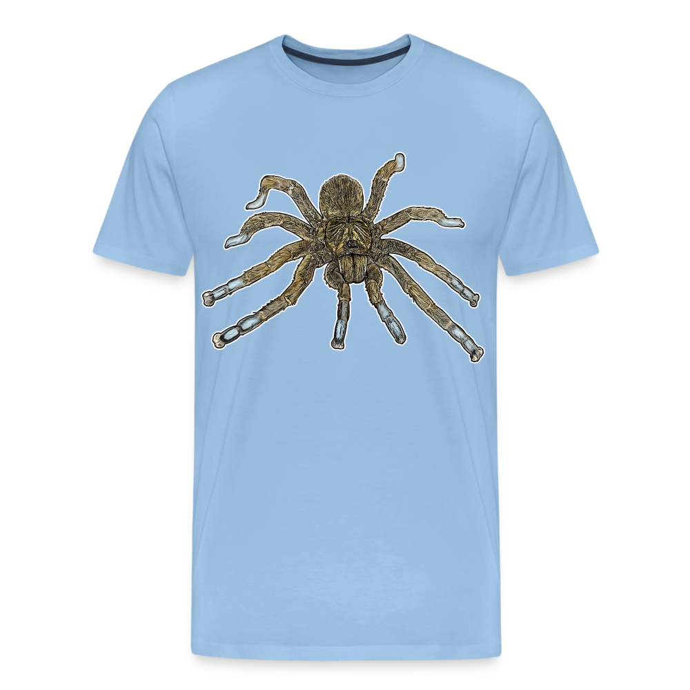 Männer Basic T-Shirt Idiothele mira - Sky