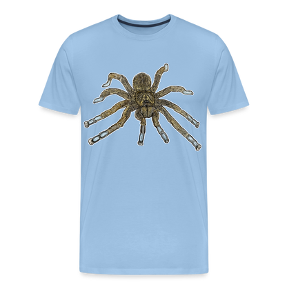 Männer Basic T-Shirt Idiothele mira - Sky