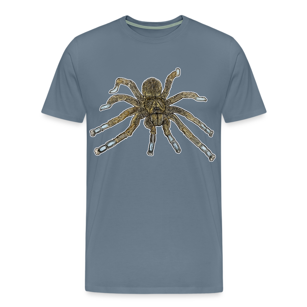 Männer Basic T-Shirt Idiothele mira - Blaugrau