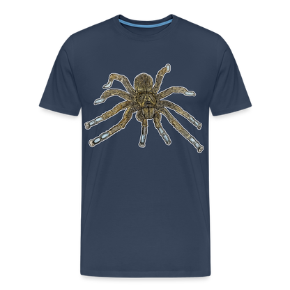 Männer Basic T-Shirt Idiothele mira - Navy