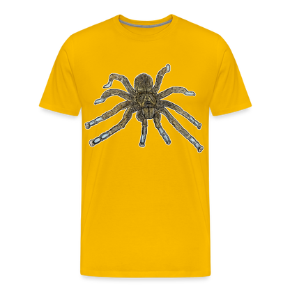 Männer Basic T-Shirt Idiothele mira - Sonnengelb