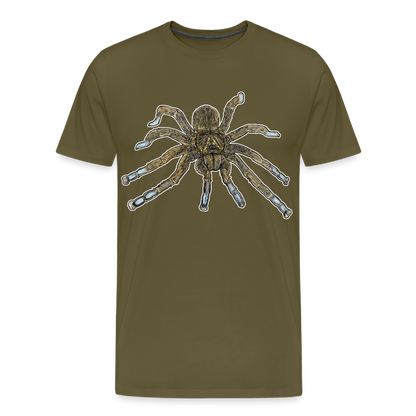 Männer Basic T-Shirt Idiothele mira - Khaki