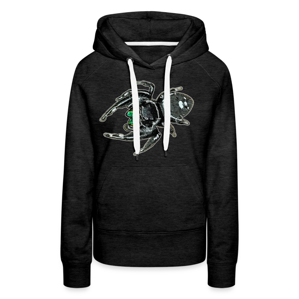 Frauen Hoodie Phidippus regius White Bahamas male - Anthrazit