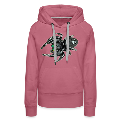 Frauen Hoodie Phidippus regius White Bahamas male - Malve