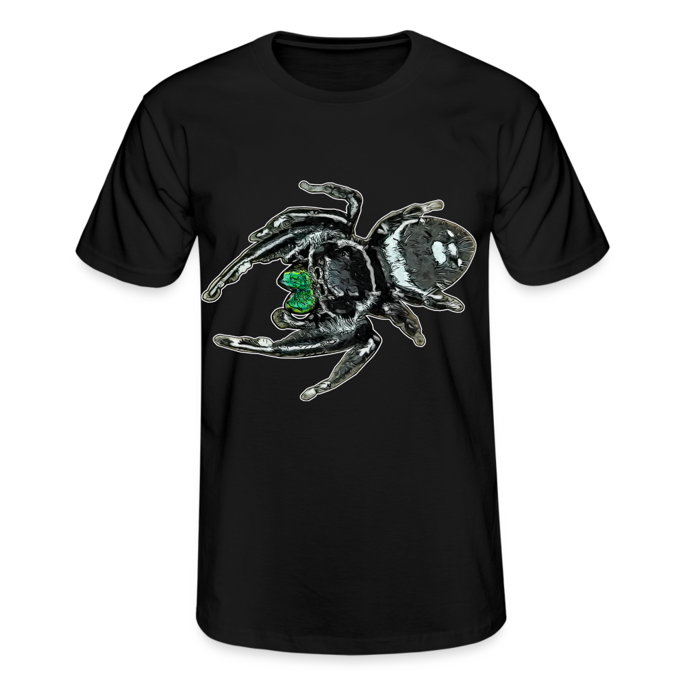 Männer Fruit of the Loom T-Shirt Phidippus regius White Bahamas male - Schwarz