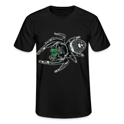 Männer Fruit of the Loom T-Shirt Phidippus regius White Bahamas male - Schwarz