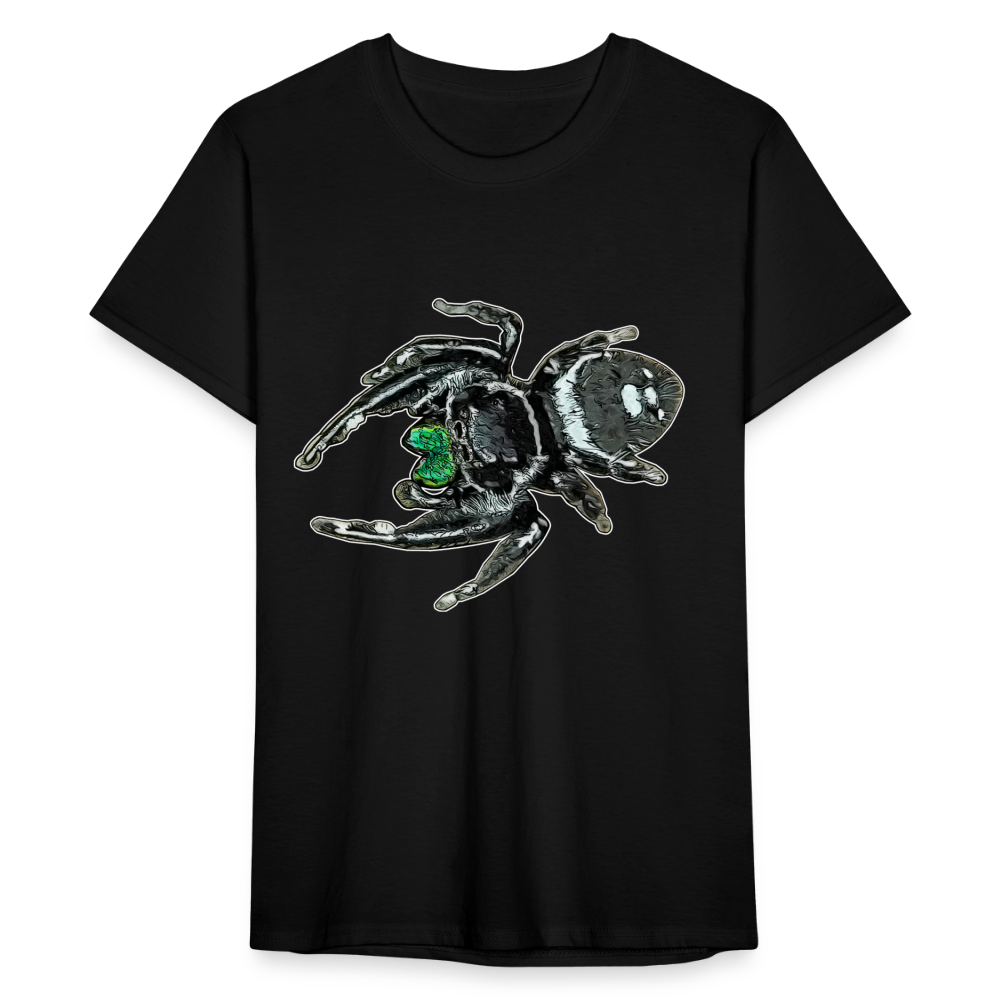 Männer Fruit of the Loom T-Shirt Phidippus regius White Bahamas male - Schwarz