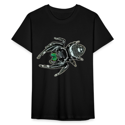 Männer Fruit of the Loom T-Shirt Phidippus regius White Bahamas male - Schwarz