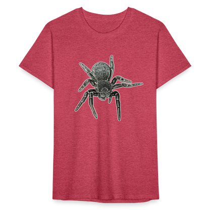 Männer Fruit of the Loom T-Shirt Eresus walckenaeri - Rot meliert