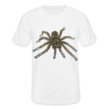 Männer Fruit of the Loom T-Shirt Idiothele mira - weiß