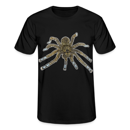 Männer Fruit of the Loom T-Shirt Idiothele mira - Schwarz