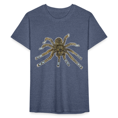 Männer Fruit of the Loom T-Shirt Idiothele mira - Navy meliert