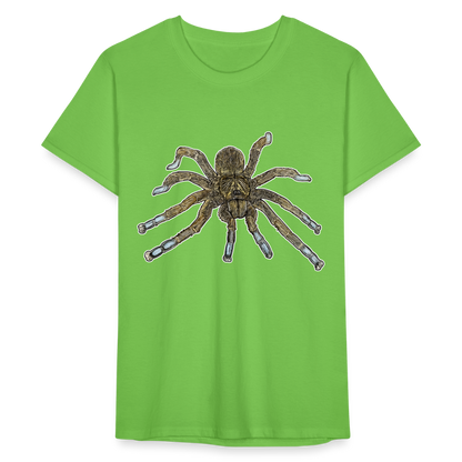 Männer Fruit of the Loom T-Shirt Idiothele mira - Hellgrün