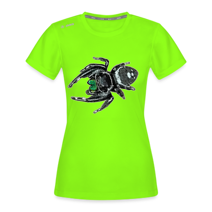 Frauen JAKO Sportswear T-Shirt Phidippus regius White Bahamas male - Neongrün