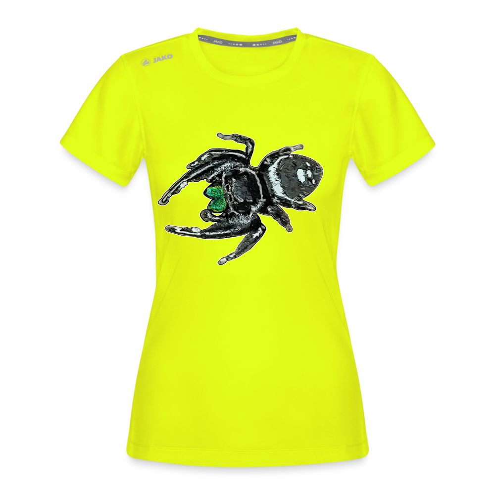 Frauen JAKO Sportswear T-Shirt Phidippus regius White Bahamas male - Neongelb