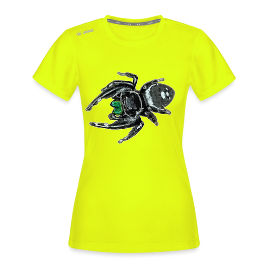 Frauen JAKO Sportswear T-Shirt Phidippus regius White Bahamas male - Neongelb