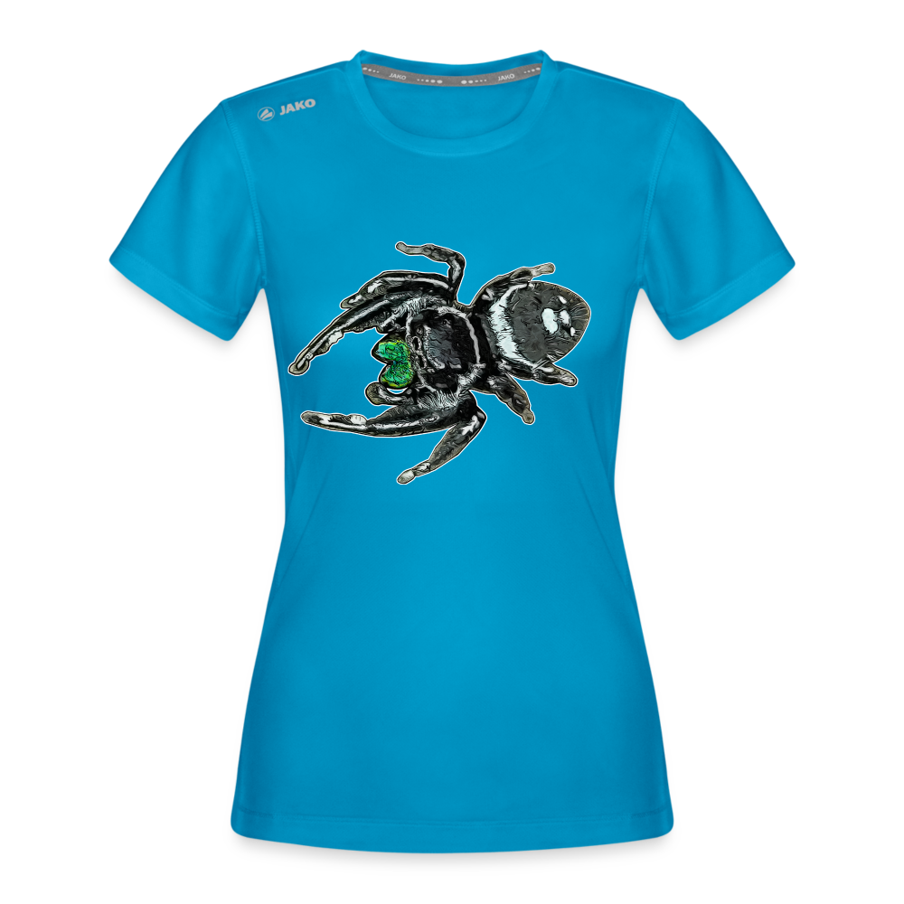 Frauen JAKO Sportswear T-Shirt Phidippus regius White Bahamas male - Saphirblau
