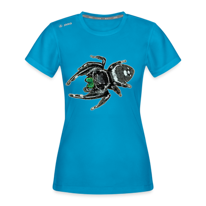 Frauen JAKO Sportswear T-Shirt Phidippus regius White Bahamas male - Saphirblau