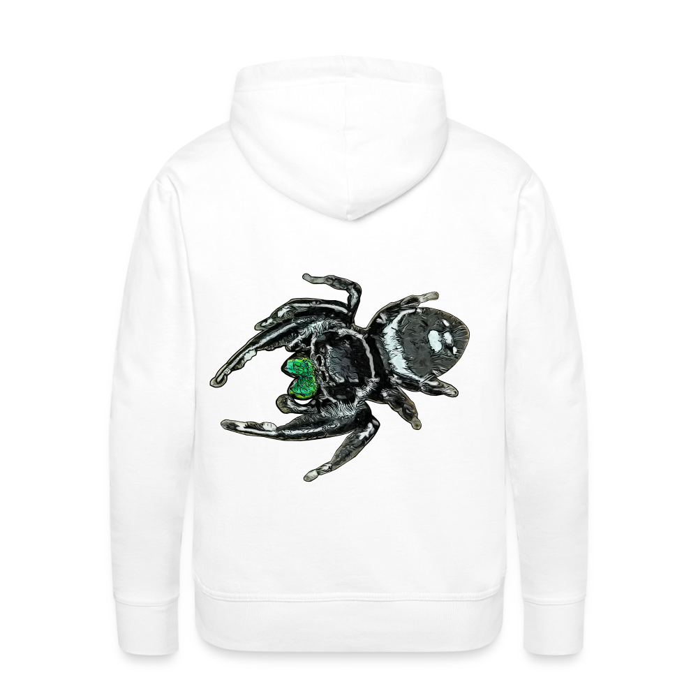 Männer Hoodie Phidippus regius White Bahamas male - weiß