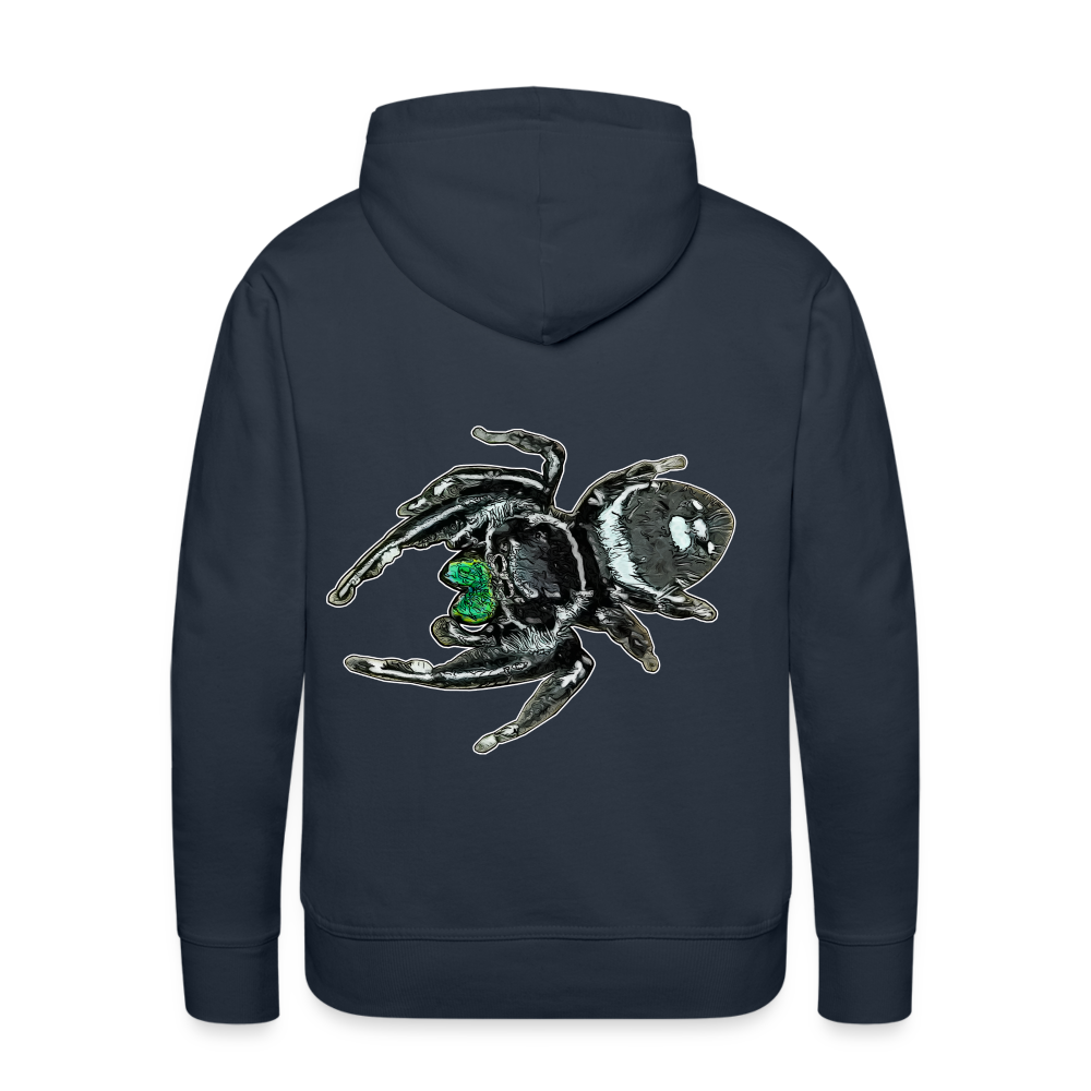 Männer Hoodie Phidippus regius White Bahamas male - Navy