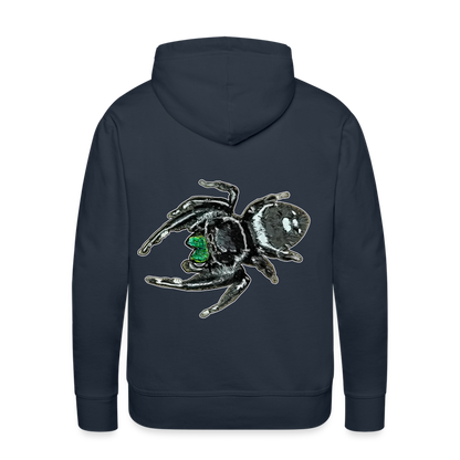 Männer Hoodie Phidippus regius White Bahamas male - Navy