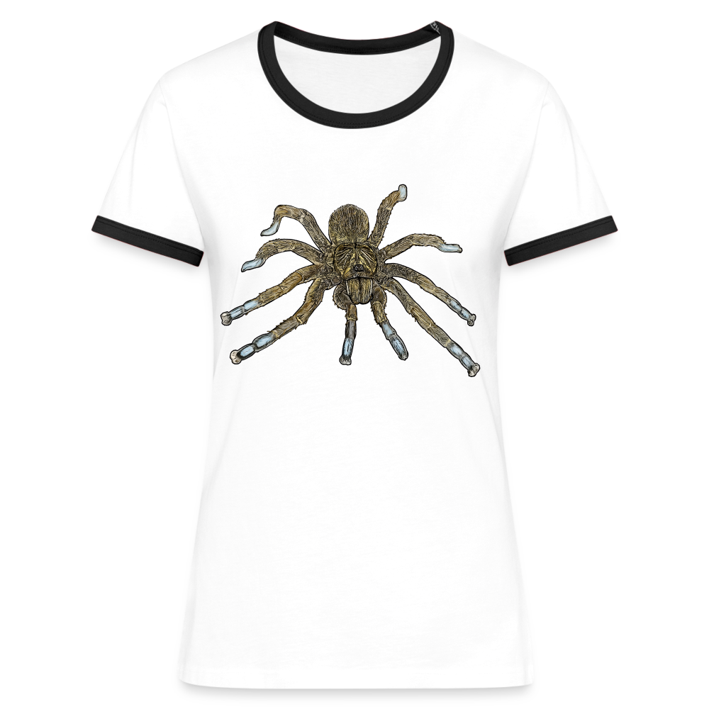 Frauen Kontrast-T-Shirt Idiothele mira - Weiß/Schwarz