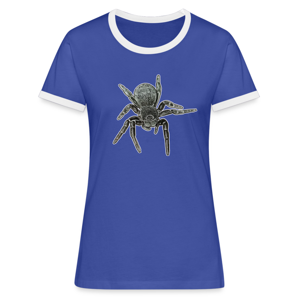 Frauen Kontrast-T-Shirt Eresus walckenaeri - Blau/Weiß