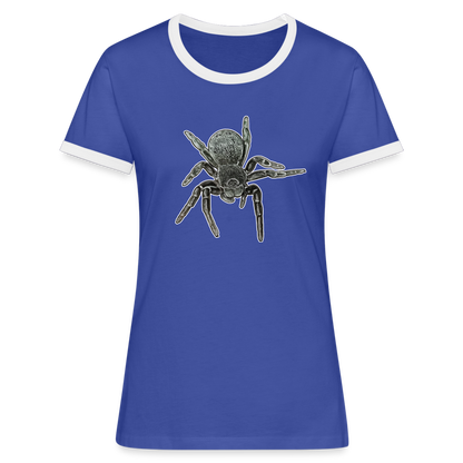 Frauen Kontrast-T-Shirt Eresus walckenaeri - Blau/Weiß