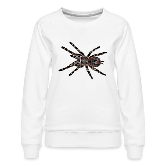 Frauen Pullover Acanthoscurria geniculata - weiß