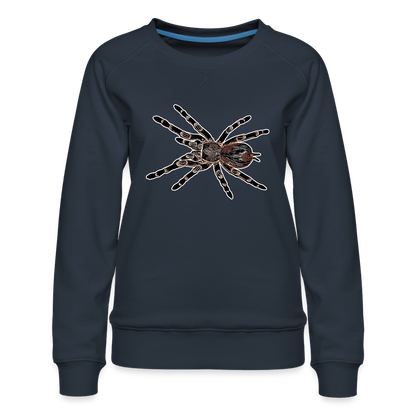 Frauen Pullover Acanthoscurria geniculata - Navy