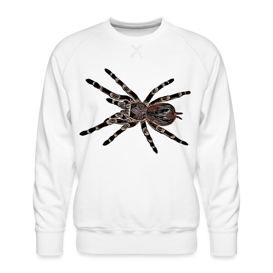 Männer Pullover Acanthoscurria geniculata - weiß
