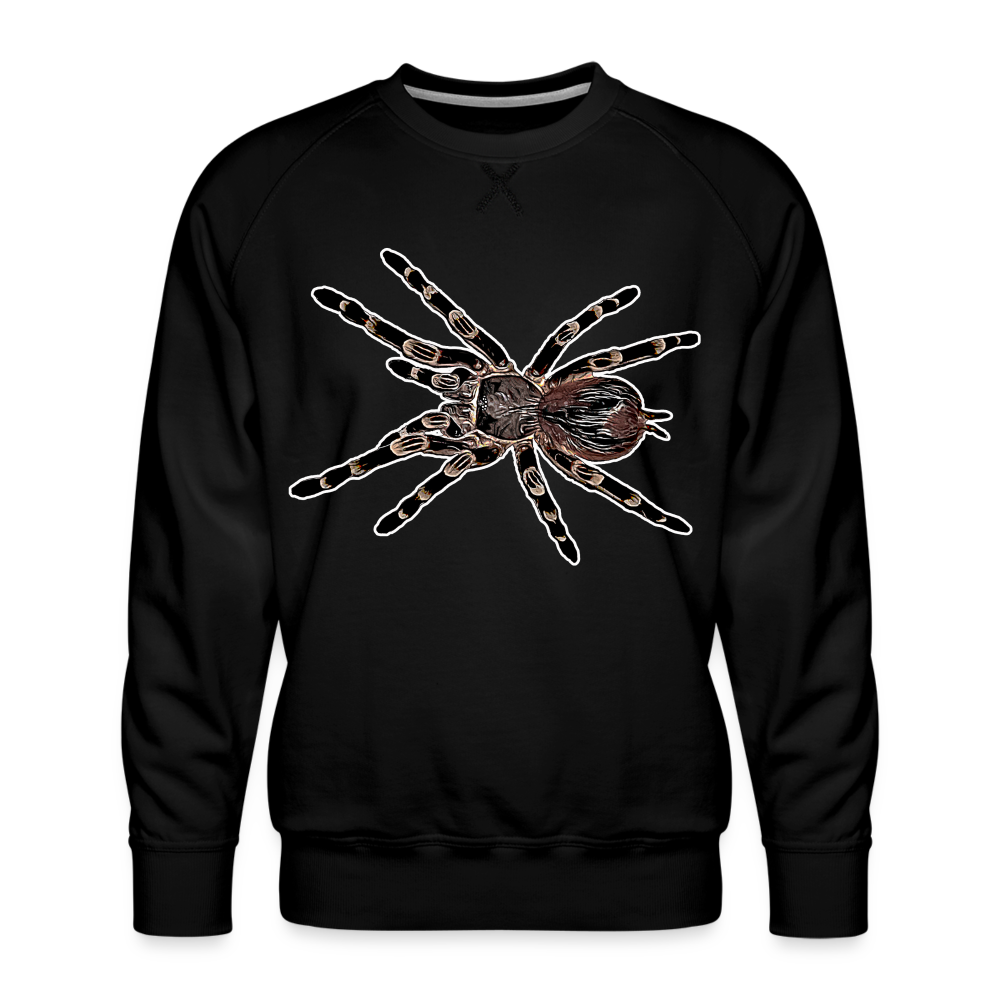 Männer Pullover Acanthoscurria geniculata - Schwarz